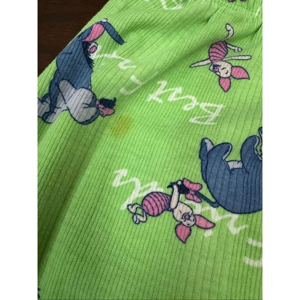 Disney Winnie The Pooh Eeyore and Piglet Pajama Set Size Medium - Picture 9 of 12